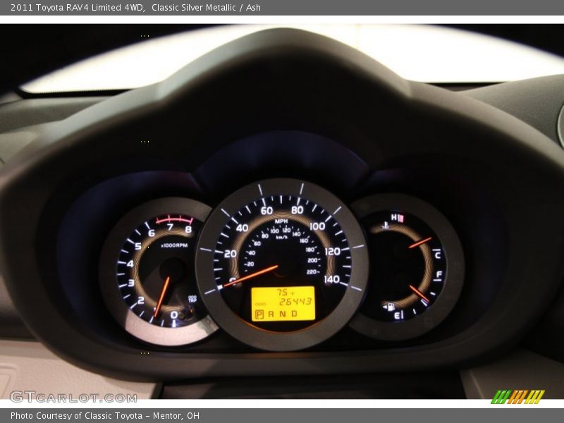 Classic Silver Metallic / Ash 2011 Toyota RAV4 Limited 4WD