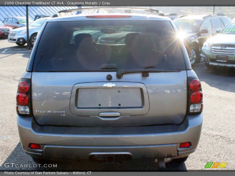 Graystone Metallic / Gray 2009 Chevrolet TrailBlazer LT 4x4