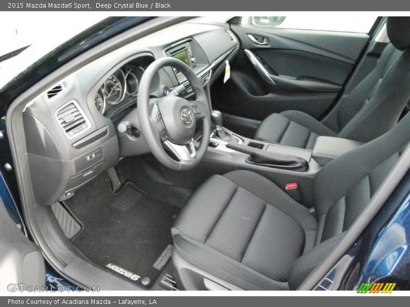 Black Interior - 2015 Mazda6 Sport 