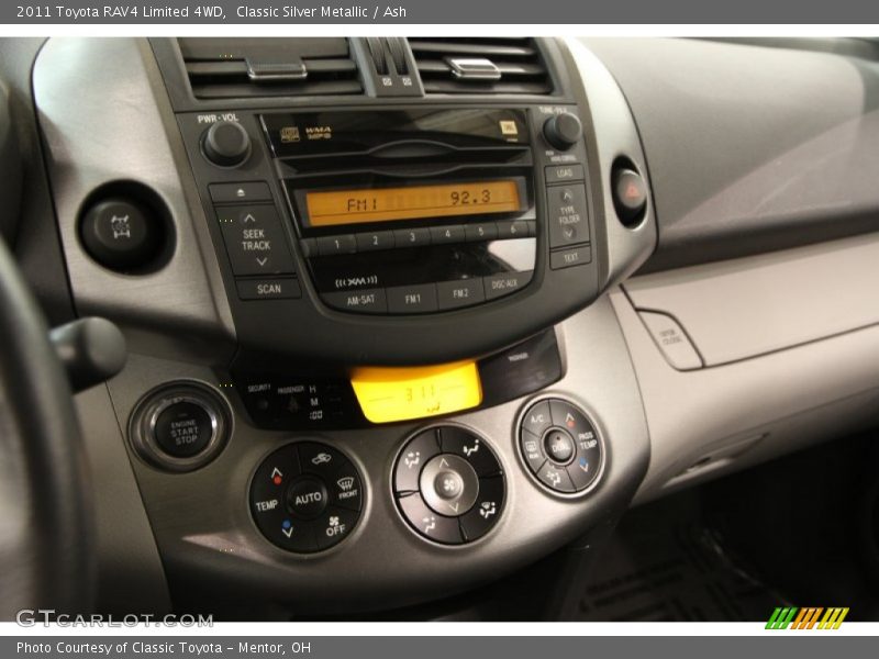 Classic Silver Metallic / Ash 2011 Toyota RAV4 Limited 4WD