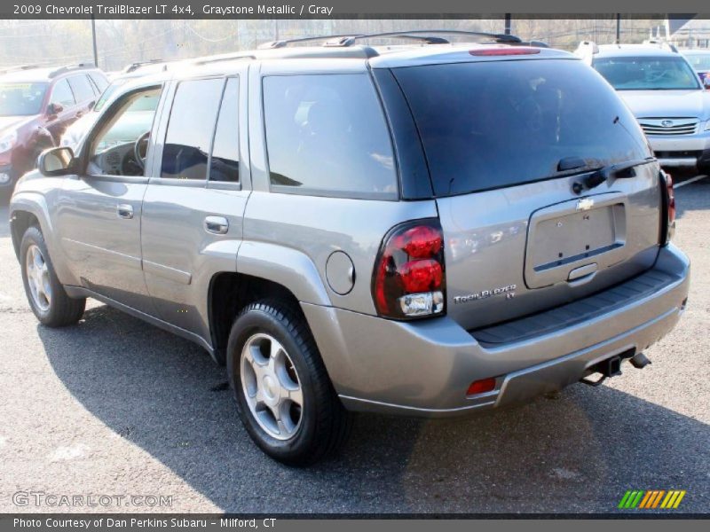 Graystone Metallic / Gray 2009 Chevrolet TrailBlazer LT 4x4