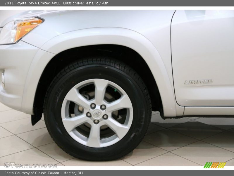 Classic Silver Metallic / Ash 2011 Toyota RAV4 Limited 4WD