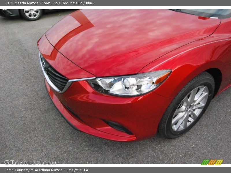 Soul Red Metallic / Black 2015 Mazda Mazda6 Sport