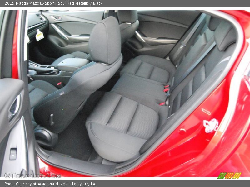 Soul Red Metallic / Black 2015 Mazda Mazda6 Sport