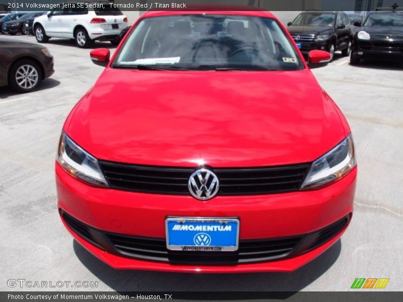 Tornado Red / Titan Black 2014 Volkswagen Jetta SE Sedan