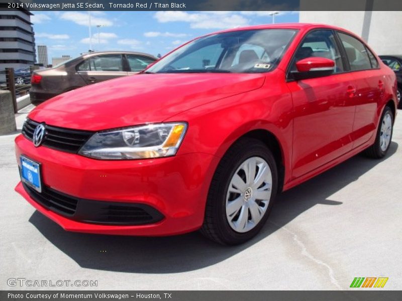 Tornado Red / Titan Black 2014 Volkswagen Jetta SE Sedan