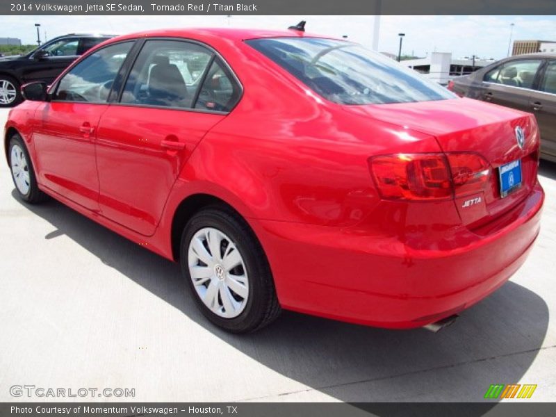 Tornado Red / Titan Black 2014 Volkswagen Jetta SE Sedan