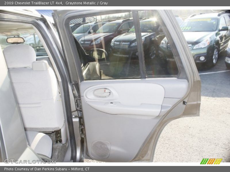 Graystone Metallic / Gray 2009 Chevrolet TrailBlazer LT 4x4
