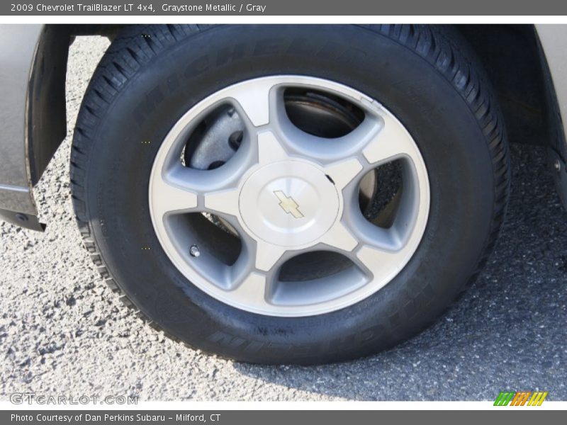 Graystone Metallic / Gray 2009 Chevrolet TrailBlazer LT 4x4