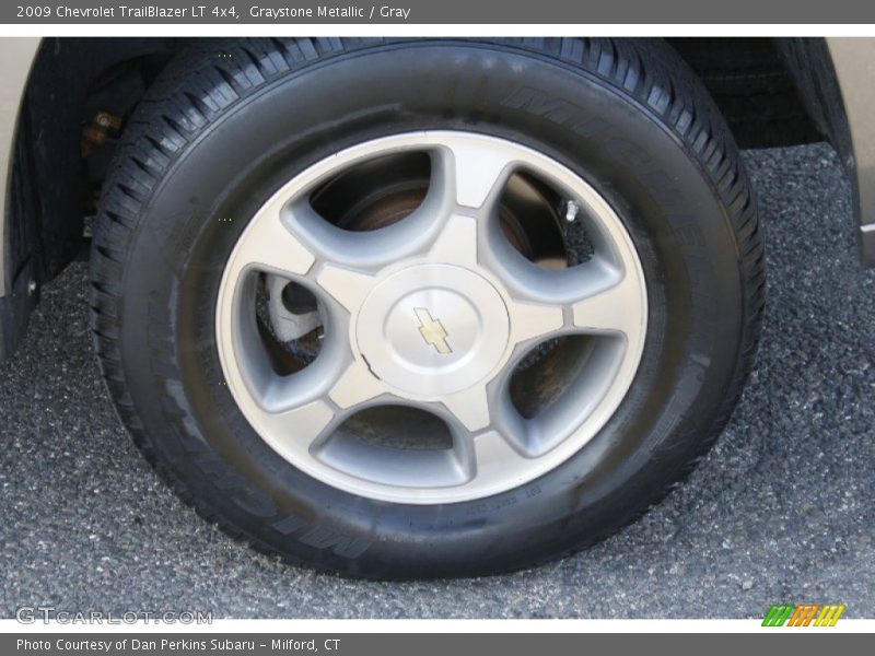 Graystone Metallic / Gray 2009 Chevrolet TrailBlazer LT 4x4