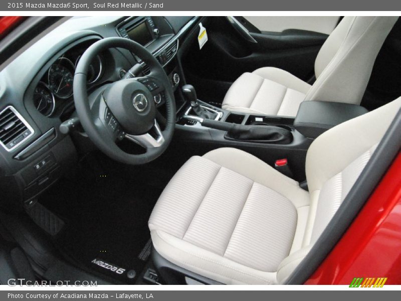 Soul Red Metallic / Sand 2015 Mazda Mazda6 Sport