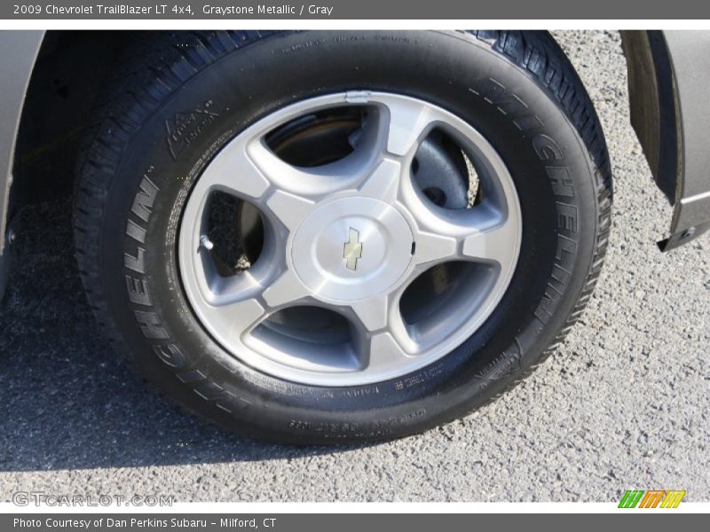 Graystone Metallic / Gray 2009 Chevrolet TrailBlazer LT 4x4