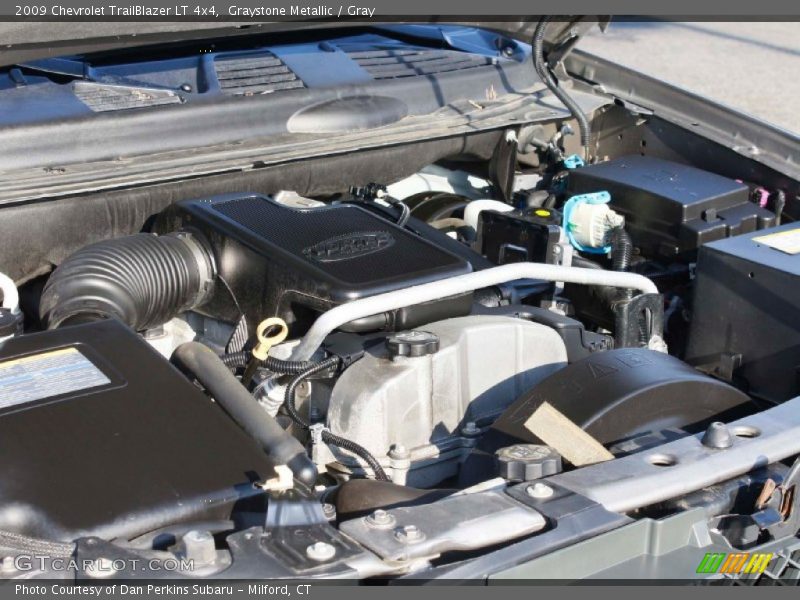 Graystone Metallic / Gray 2009 Chevrolet TrailBlazer LT 4x4