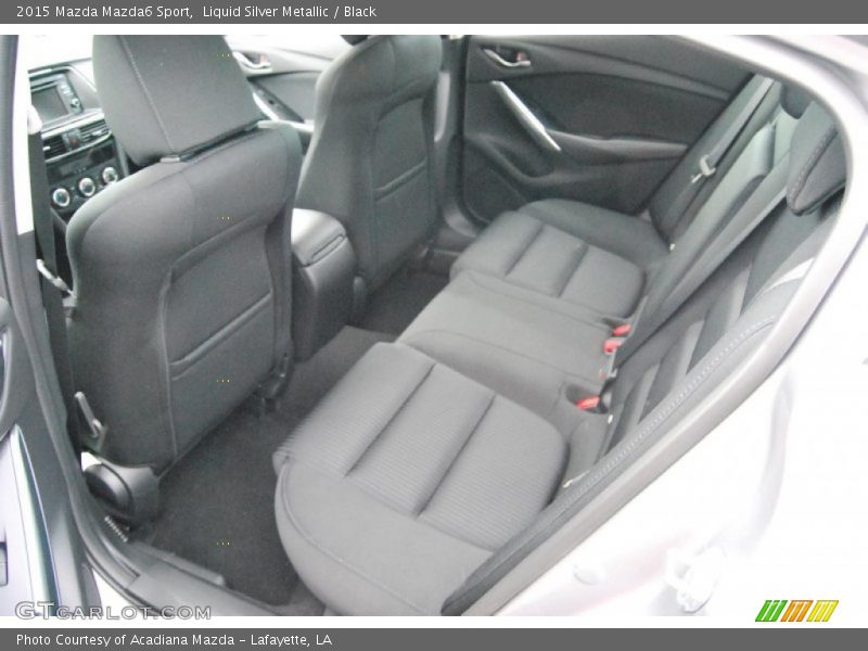 Rear Seat of 2015 Mazda6 Sport