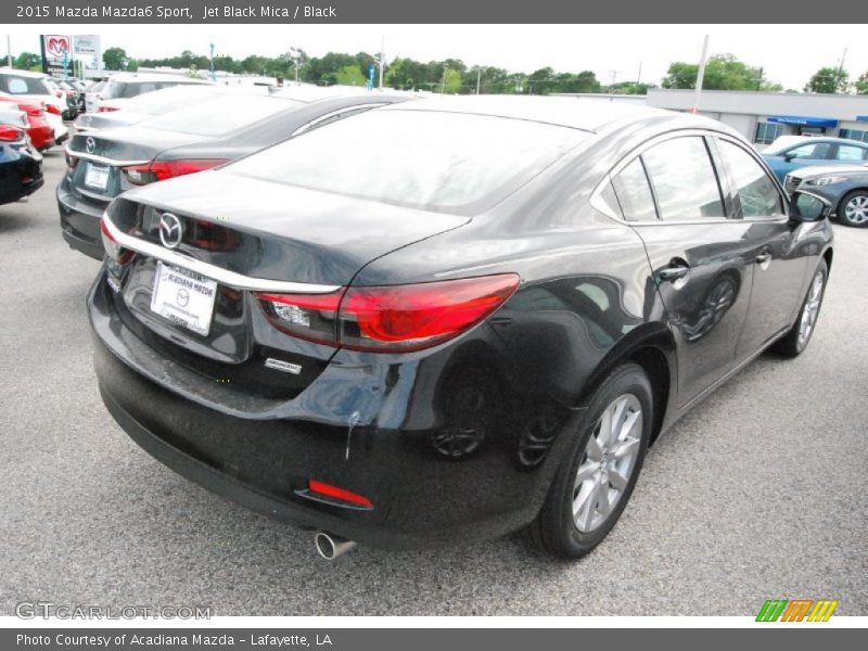 Jet Black Mica / Black 2015 Mazda Mazda6 Sport