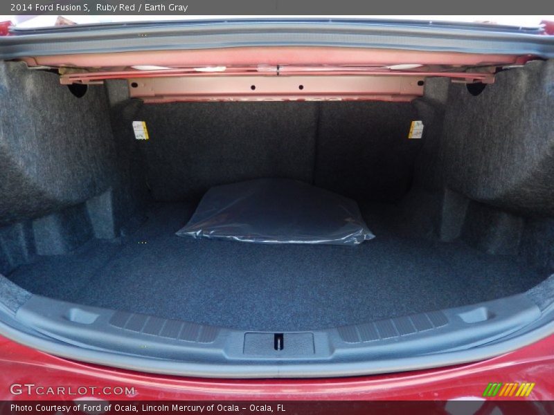  2014 Fusion S Trunk
