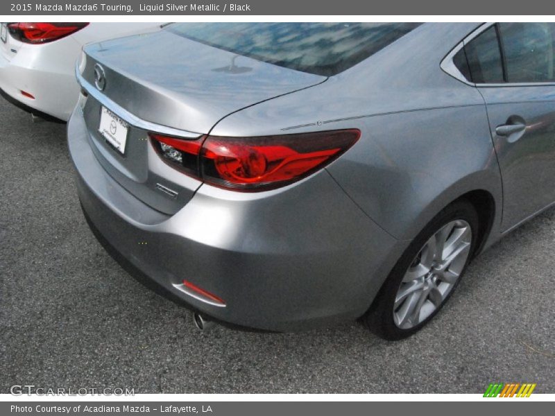 Liquid Silver Metallic / Black 2015 Mazda Mazda6 Touring
