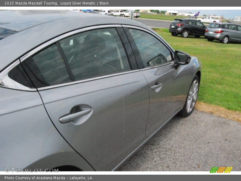 Liquid Silver Metallic / Black 2015 Mazda Mazda6 Touring