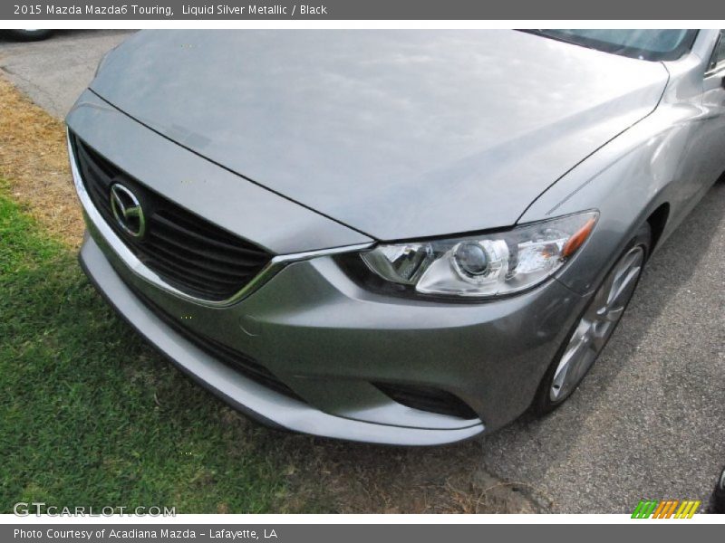Liquid Silver Metallic / Black 2015 Mazda Mazda6 Touring