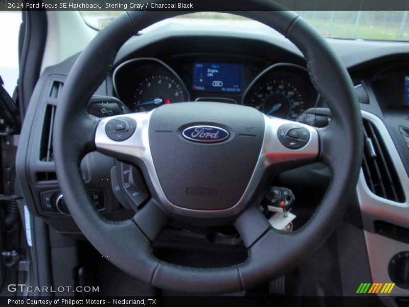 Sterling Gray / Charcoal Black 2014 Ford Focus SE Hatchback