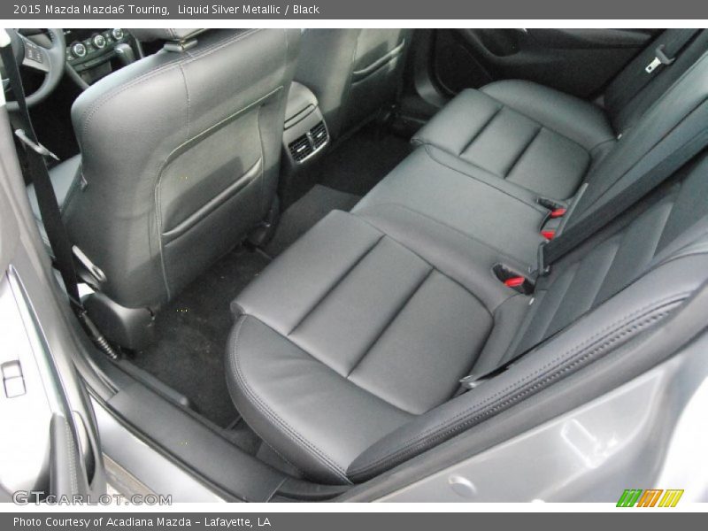 Liquid Silver Metallic / Black 2015 Mazda Mazda6 Touring