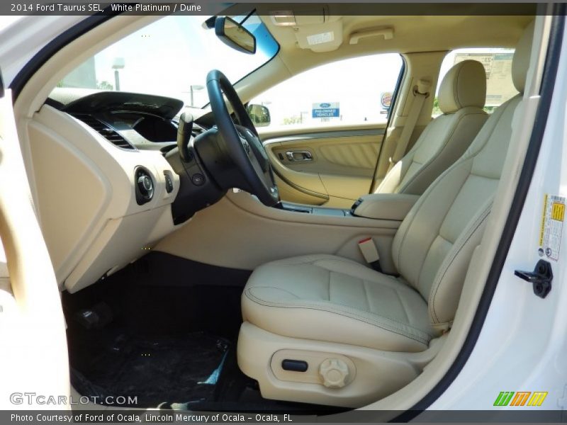 White Platinum / Dune 2014 Ford Taurus SEL