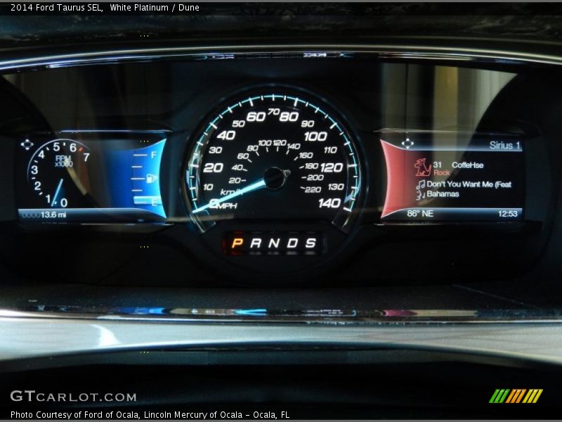 White Platinum / Dune 2014 Ford Taurus SEL