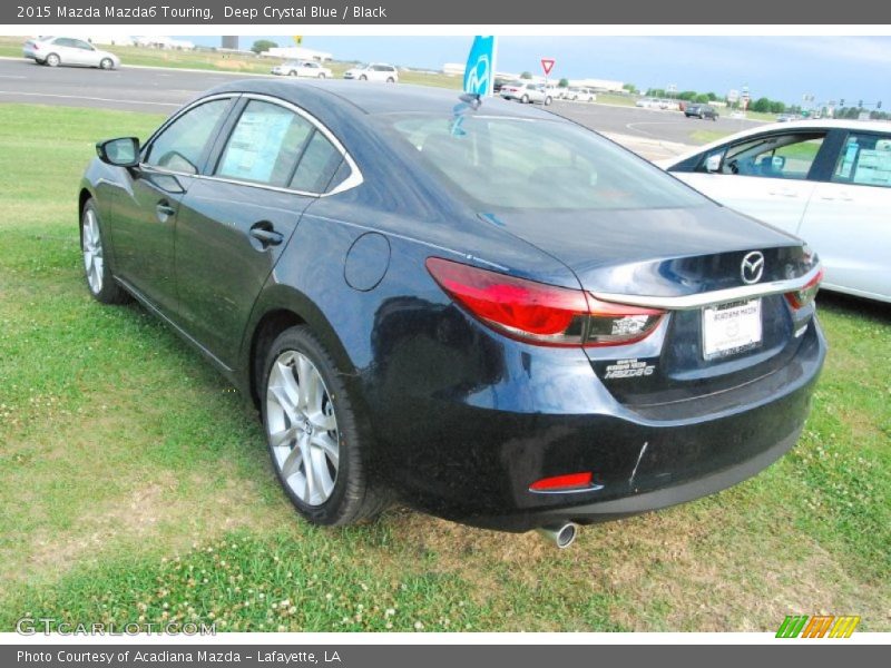 Deep Crystal Blue / Black 2015 Mazda Mazda6 Touring