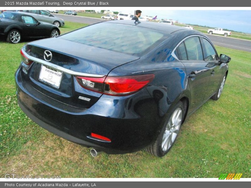 Deep Crystal Blue / Black 2015 Mazda Mazda6 Touring
