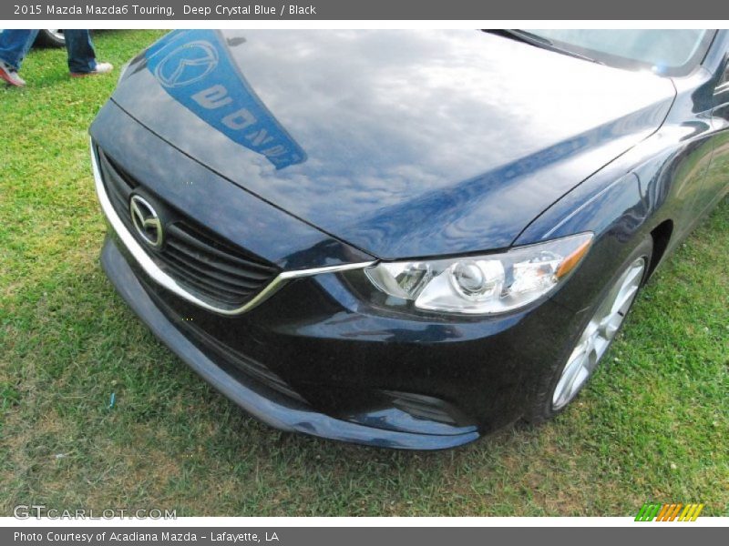 Deep Crystal Blue / Black 2015 Mazda Mazda6 Touring