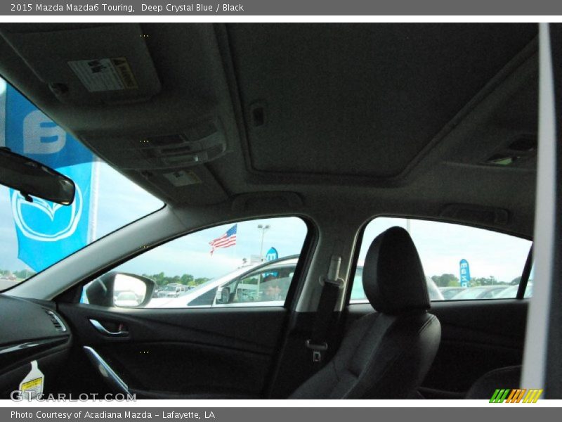 Deep Crystal Blue / Black 2015 Mazda Mazda6 Touring