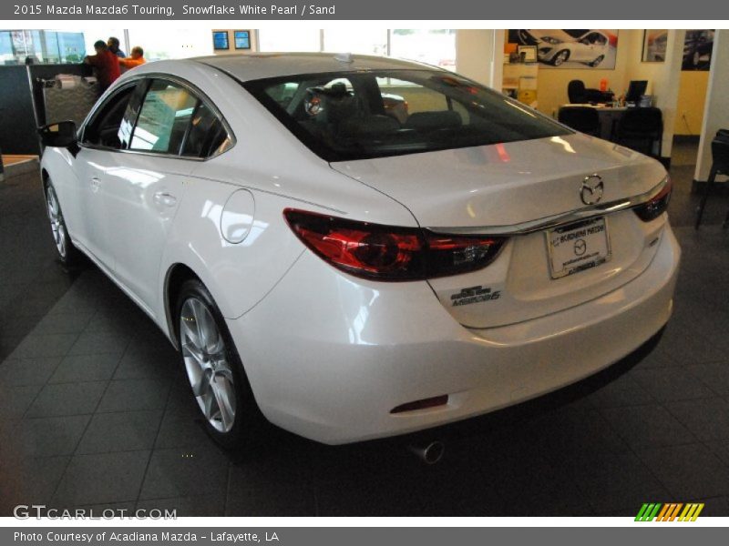 Snowflake White Pearl / Sand 2015 Mazda Mazda6 Touring
