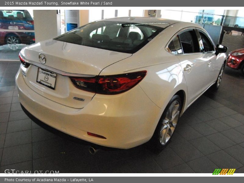 Snowflake White Pearl / Sand 2015 Mazda Mazda6 Touring