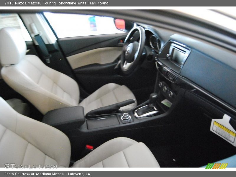 Snowflake White Pearl / Sand 2015 Mazda Mazda6 Touring