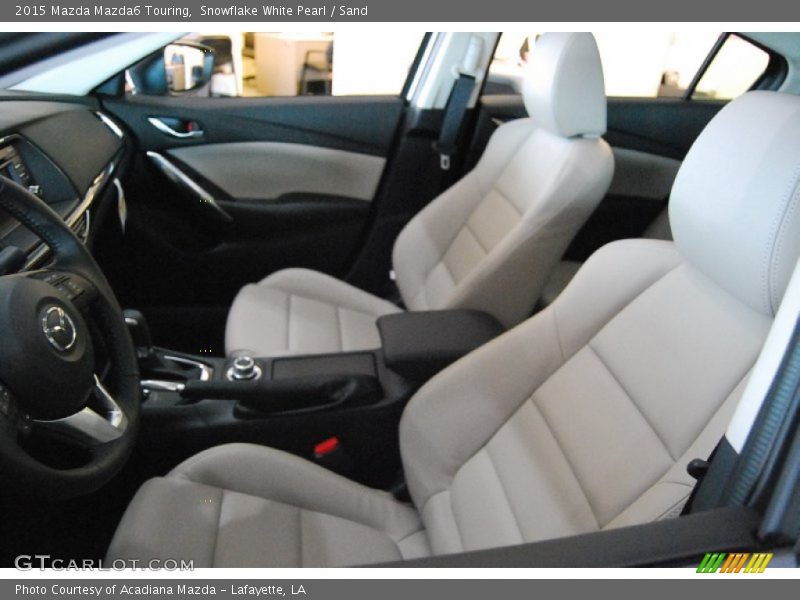 Snowflake White Pearl / Sand 2015 Mazda Mazda6 Touring