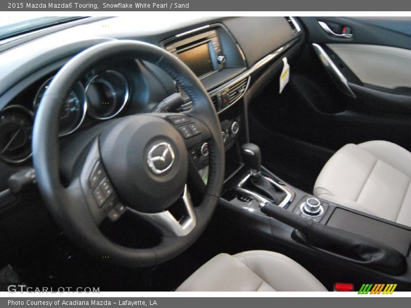 Snowflake White Pearl / Sand 2015 Mazda Mazda6 Touring