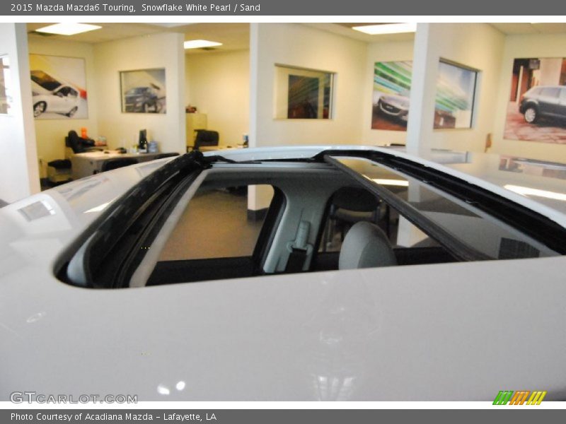 Snowflake White Pearl / Sand 2015 Mazda Mazda6 Touring