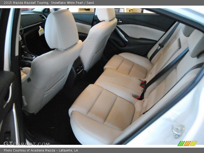 Rear Seat of 2015 Mazda6 Touring