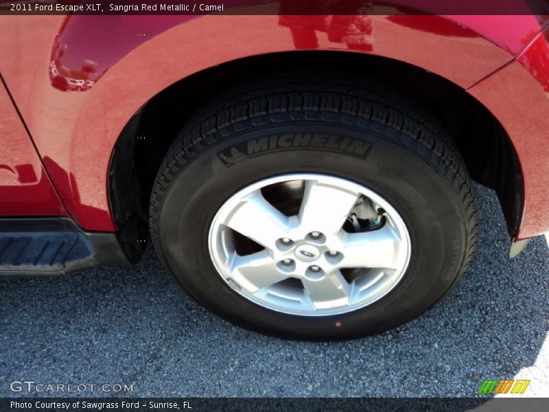 Sangria Red Metallic / Camel 2011 Ford Escape XLT
