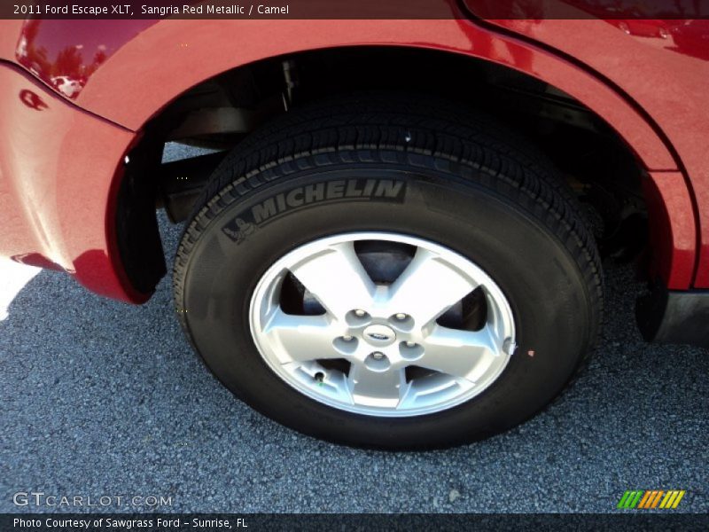 Sangria Red Metallic / Camel 2011 Ford Escape XLT