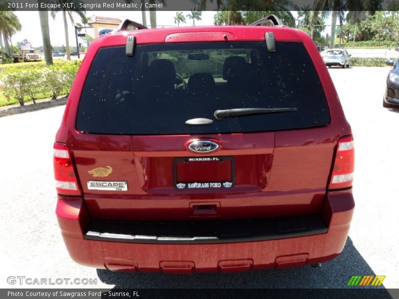 Sangria Red Metallic / Camel 2011 Ford Escape XLT