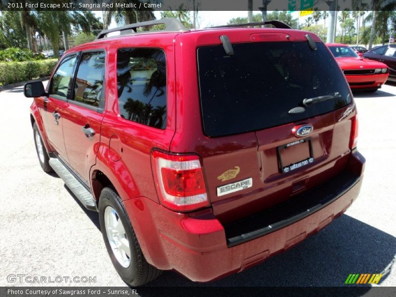 Sangria Red Metallic / Camel 2011 Ford Escape XLT
