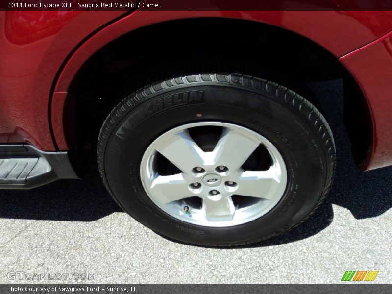 Sangria Red Metallic / Camel 2011 Ford Escape XLT