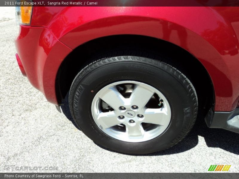 Sangria Red Metallic / Camel 2011 Ford Escape XLT