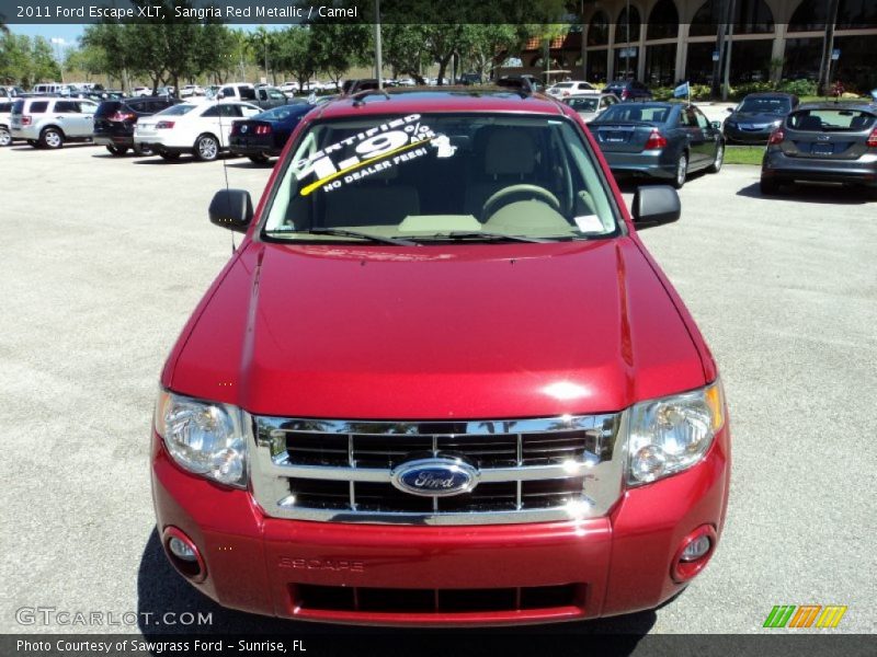 Sangria Red Metallic / Camel 2011 Ford Escape XLT