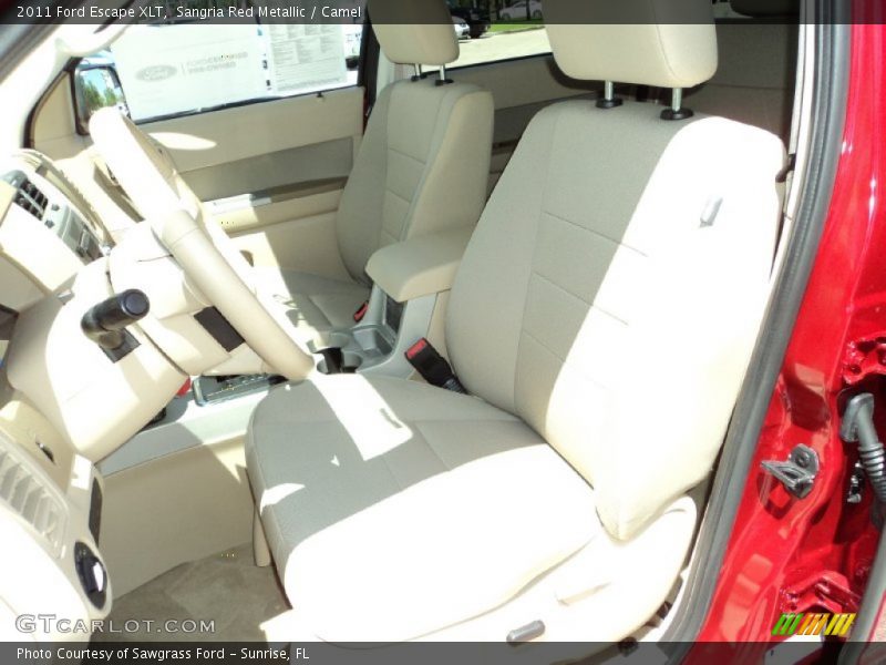 Sangria Red Metallic / Camel 2011 Ford Escape XLT