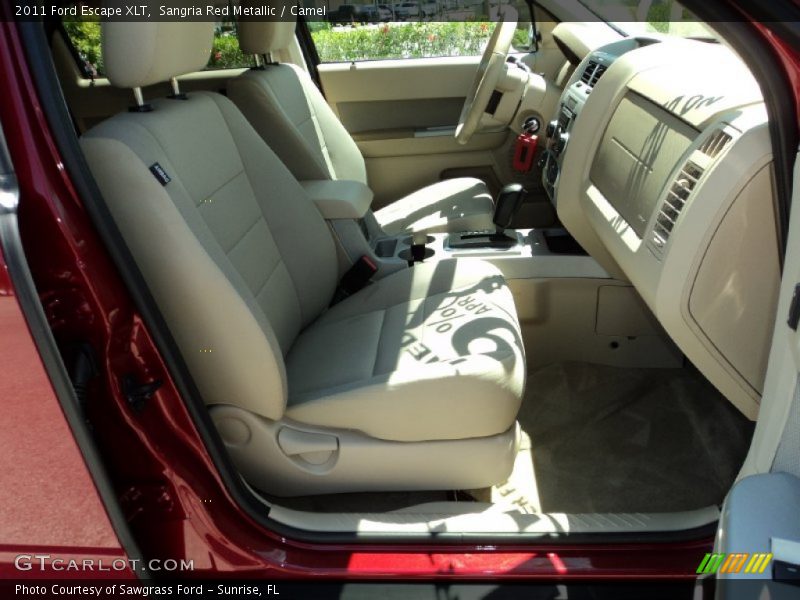 Sangria Red Metallic / Camel 2011 Ford Escape XLT