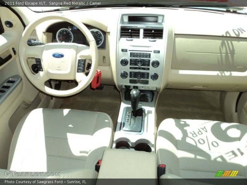 Sangria Red Metallic / Camel 2011 Ford Escape XLT