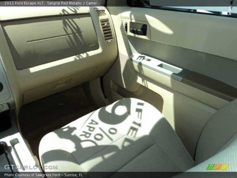Sangria Red Metallic / Camel 2011 Ford Escape XLT