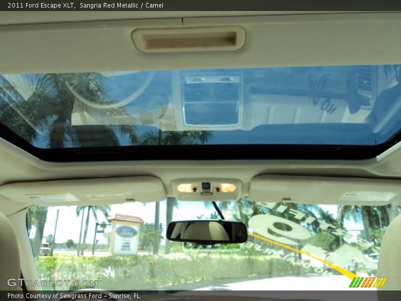Sangria Red Metallic / Camel 2011 Ford Escape XLT